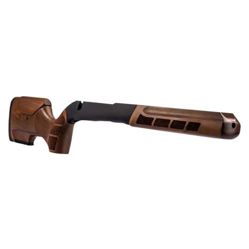 Woox SH.GNS002.39 Exactus Walnut Stock Aluminum Chassis with Adjustable Cheek for Ruger 10/22 Right Hand Woox SH.GNS002.39 Exactus Walnut Stock Aluminum Chassis with Adjustable Cheek for Ruger 10/22 Right Hand