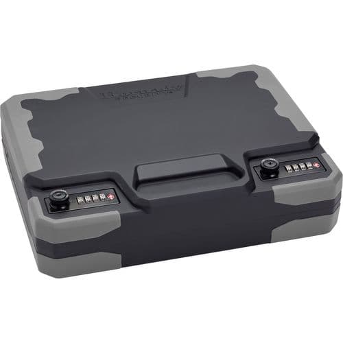 Hornady 95260 TrekLite Lock Box XXL Combination/Key Entry Black Polycarbonate Holds 2 Handguns 12.20" x 10.10" x 3.30" Hornady 95260 TrekLite Lock Box XXL Combination/Key Entry Black Polycarbonate Holds 2 Handguns 12.20" x 10.10" x 3.30"