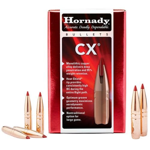 Hornady 26178 CX 6.5mm 130 gr Copper Solid 50 Per Box Hornady 26178 CX 6.5mm 130 gr Copper Solid 50 Per Box
