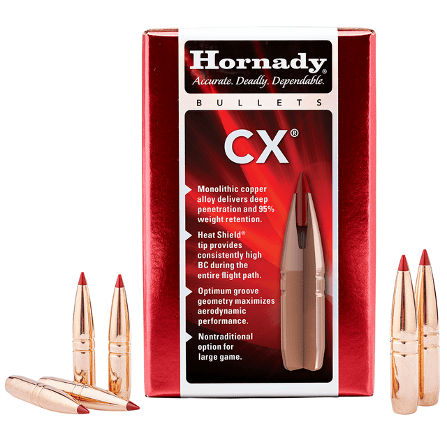 Hornady 243704 CX 6mm 80 gr Copper Solid/ 50 Per Box Hornady 243704 CX 6mm 80 gr Copper Solid/ 50 Per Box