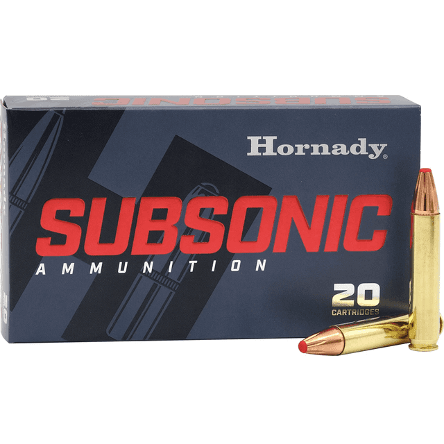 Hornady Subsonic 350 Legend 250 gr Sub-X (SX) Rifle Ammo Hornady Subsonic 350 Legend 250 gr Sub-X (SX) Rifle Ammo