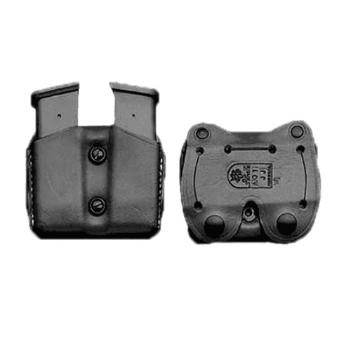 DeSantis Double Magazine Pouch For GLOCK 9/40 Double Stack Magazines Ambidextrous Leather Black DeSantis Double Magazine Pouch For GLOCK 9/40 Double Stack Magazines Ambidextrous Leather Black