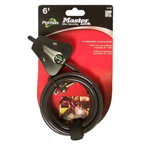 Covert Scouting Cameras 2168 Master Lock Python Security Cable Fits Covert Bear/Security Safes Black 5/16" Width Covert Scouting Cameras 2168 Master Lock Python Security Cable Fits Covert Bear/Security Safes Black 5/16" Width