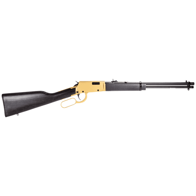 Rossi RL22181WDGLD2 Rio Bravo 22 LR 18" 15+1 Polished Black Barrel Gold Finish Receiver Hardwood Stock Rossi RL22181WDGLD2 Rio Bravo 22 LR 18" 15+1 Polished Black Barrel Gold Finish Receiver Hardwood Stock