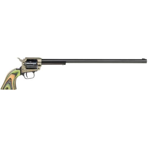 Heritage Mfg RR22CH16 Rough Rider 22 LR 6rd 16" Case Hardened Steel Frame with Black Barrel & Cylinder Camo Laminate Grips & Fixed Sights Heritage Mfg RR22CH16 Rough Rider 22 LR 6rd 16" Case Hardened Steel Frame with Black Barrel & Cylinder Camo Laminate Grips & Fixed Sights