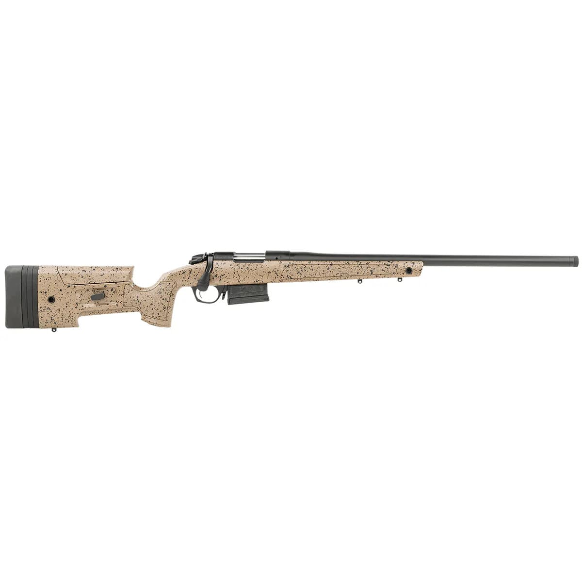 Bergara Rifles B14LM358C B-14 HMR 300 PRC 5+1 26" Black Cerakote Rec/Barrel Speckled Black/Brown Molded with Mini-Chassis Stock Right Hand Bergara Rifles B14LM358C B-14 HMR 300 PRC 5+1 26" Black Cerakote Rec/Barrel Speckled Black/Brown Molded with Mini-Chassis Stock Right Hand