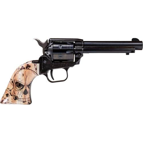 Heritage Rough Rider 4.75" Barrel Blued .22 LR SA Revolver Dead Mans Hand Heritage Rough Rider 4.75" Barrel Blued .22 LR SA Revolver Dead Mans Hand