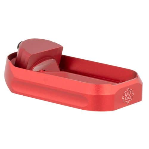 Cross Armory CRGFMWRD Flared Magwell made of Aluminum with Anodized Red Finish for Glock Gen 1-3 Cross Armory CRGFMWRD Flared Magwell made of Aluminum with Anodized Red Finish for Glock Gen 1-3