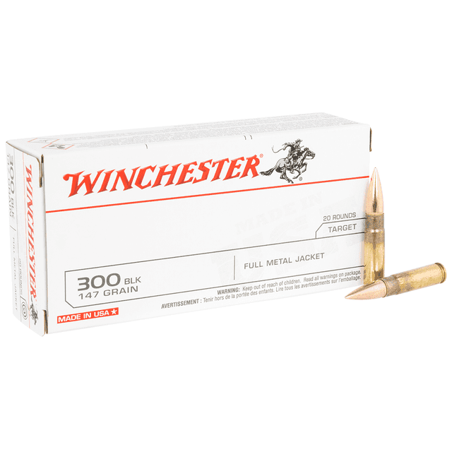 Winchester Ammo USA300B147 USA 300 Blackout 147 gr Full Metal Jacket Open Tip Ammo Winchester Ammo USA300B147 USA 300 Blackout 147 gr Full Metal Jacket Open Tip Ammo