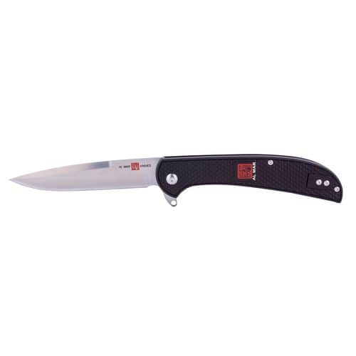 AL Mar Knives AMK4126 Ultralight 4" Folding Talon Plain Satin 8Cr13MoV SS Blade FRN Black Handle AL Mar Knives AMK4126 Ultralight 4" Folding Talon Plain Satin 8Cr13MoV SS Blade FRN Black Handle