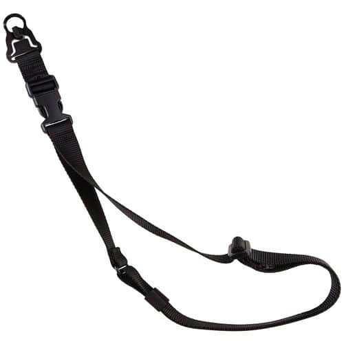 Blackhawk 70GS15BK Storm Sling made of Black Nylon Webbing with 46"-64" OAL, 2" W & QD Single-Point Design for Rifles Blackhawk 70GS15BK Storm Sling made of Black Nylon Webbing with 46"-64" OAL, 2" W & QD Single-Point Design for Rifles