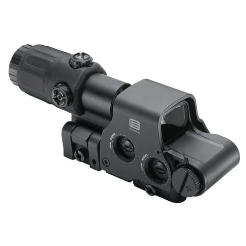 Eotech HHSI Hybrid Sight I Magnifier Combo Matte Black 1x 1 MOA 68 MOA Ring/4 Red Dots Reticle w/STS Mount Eotech HHSI Hybrid Sight I Magnifier Combo Matte Black 1x 1 MOA 68 MOA Ring/4 Red Dots Reticle w/STS Mount