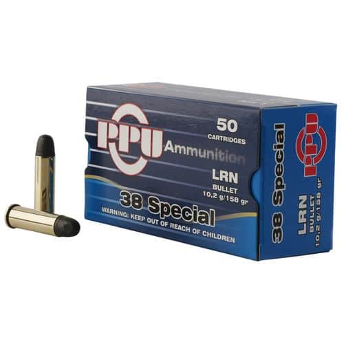 PPU PPH38SL Handgun 38 Special 158 gr Lead Round Nose 50 Per Box PPU PPH38SL Handgun 38 Special 158 gr Lead Round Nose 50 Per Box