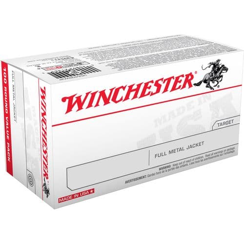 Winchester Ammo USA 380 ACP 95 gr Full Metal Jacket Flat Nose - USA380VP Winchester Ammo USA 380 ACP 95 gr Full Metal Jacket Flat Nose - USA380VP