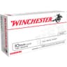 Winchester Ammo USA10MM USA 10mm Auto 180 gr Full Metal Jacket Flat Nose (FMJFN) 50 Bx/10 Cs Winchester Ammo USA10MM USA 10mm Auto 180 gr Full Metal Jacket Flat Nose (FMJFN) 50 Bx/10 Cs