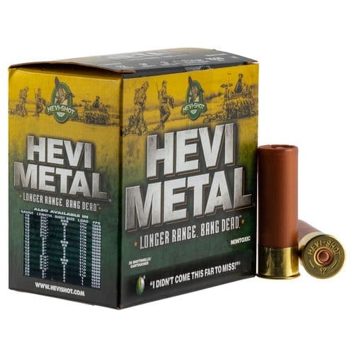 HEVI-Metal HS38588 Hevi-Metal Longer Range 12 Gauge 3.5" 1 1/2 oz BB Shot 25 Bx HEVI-Metal HS38588 Hevi-Metal Longer Range 12 Gauge 3.5" 1 1/2 oz BB Shot 25 Bx