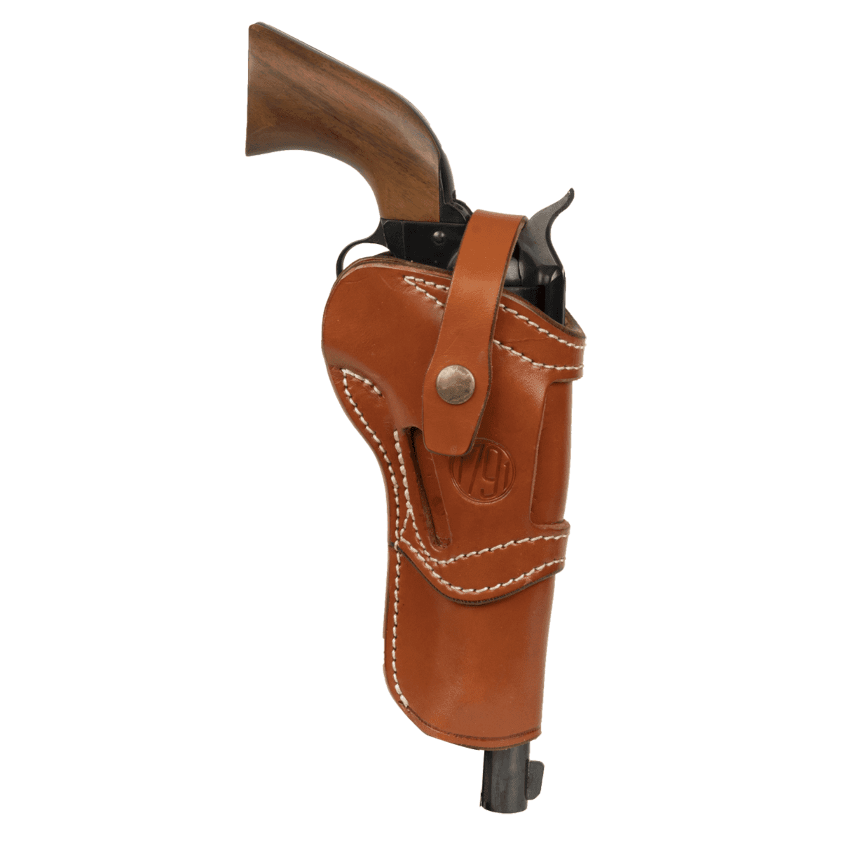 1791 Gunleather SARVH55CBRA RVH5.5 Single Action Brown Leather OWB Ruger Wrangler/Single Six, Colt SSA/EMF Californian Ambidextrous Hand 1791 Gunleather SARVH55CBRA RVH5.5 Single Action Brown Leather OWB Ruger Wrangler/Single Six, Colt SSA/EMF Californian Ambidextrous Hand