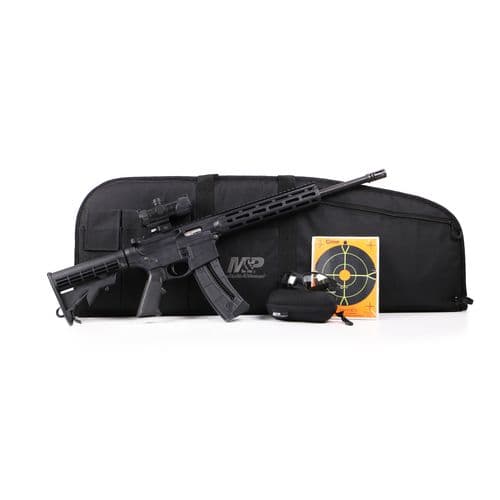 Smith & Wesson M&P15-22 Sport 22LR Rifle Package MP100 Red/Green Dot 25+1 Smith & Wesson M&P15-22 Sport 22LR Rifle Package MP100 Red/Green Dot 25+1