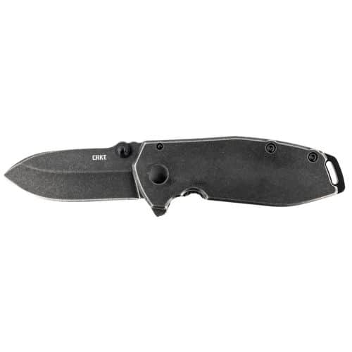 CRKT 2493 SQUID Assisted 2.37" Folding Drop Point Plain Black Stonewash 8Cr14MoV SS Blade Black Stonewashed 2Cr13 SS Handle CRKT 2493 SQUID Assisted 2.37" Folding Drop Point Plain Black Stonewash 8Cr14MoV SS Blade Black Stonewashed 2Cr13 SS Handle