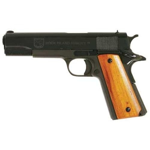 Rock Island GI Standard FS *CA Compliant* Single 38 Super 5" 9+1 Wood Grip Black Parkerized 2 Rock Island GI Standard FS *CA Compliant* Single 38 Super 5" 9+1 Wood Grip Black Parkerized 2