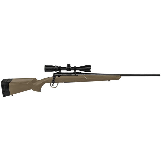 Savage Arms 57174 Axis II XP 308 Win 22" Barrel 4+1 Flat Dark Earth Stock with Bushnell Banner 3-9x40mm Scope Savage Arms 57174 Axis II XP 308 Win 22" Barrel 4+1 Flat Dark Earth Stock with Bushnell Banner 3-9x40mm Scope