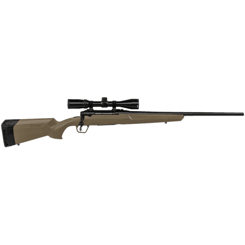 Savage Arms Axis II XP 243 Win 22" Barrel 4+1 Flat Dark Earth Stock with Bushnell Banner 3-9x40mm Scope Savage Arms Axis II XP 243 Win 22" Barrel 4+1 Flat Dark Earth Stock with Bushnell Banner 3-9x40mm Scope