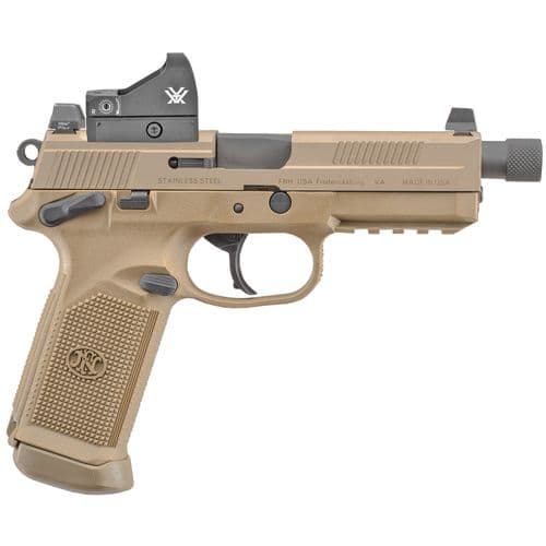 FN FNX Tactical 45 ACP Pistol 5.3" Barrel Flat Dark Earth Night Sights w/ Viper Red Dot 15+1 FN FNX Tactical 45 ACP Pistol 5.3" Barrel Flat Dark Earth Night Sights w/ Viper Red Dot 15+1