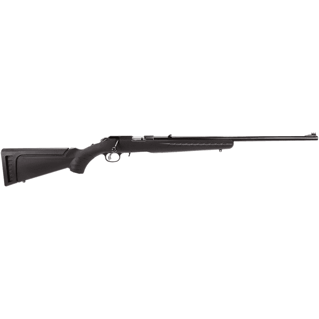Ruger American 17 HMR Bolt Action Rifle 22" Satin Blued Barrel Black Synthetic Stock 9+1 Ruger American 17 HMR Bolt Action Rifle 22" Satin Blued Barrel Black Synthetic Stock 9+1