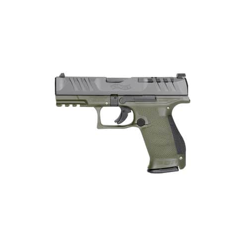 Walther PDP Compact Optic Ready 9mm Pistol 4" Barrel 15+1 Green/Black Walther PDP Compact Optic Ready 9mm Pistol 4" Barrel 15+1 Green/Black