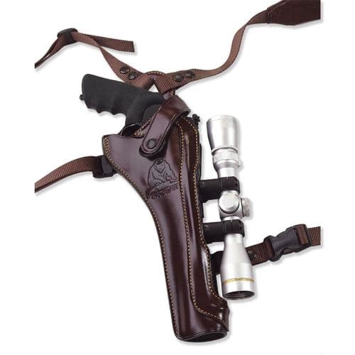 Galco Kodiak Hunter Ruger Red Hawk 7 1/2" Barrel Leather Vertical Shoullder Right Handed Havanah 2 Galco Kodiak Hunter Ruger Red Hawk 7 1/2" Barrel Leather Vertical Shoullder Right Handed Havanah 2