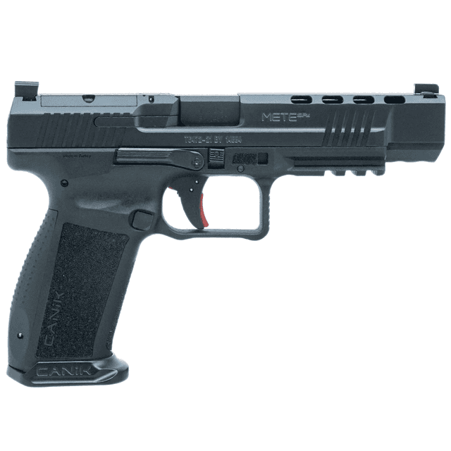 Canik HG6594N Mete SFx 9mm Luger 18+1/20+1 5.20" Barrel, Black Frame w/Picatinny Accessory Rail, Serrated Optic Cut Steel Slide w/Nitride Finish, Interchangeable Backstrap Grip, Includes 2 Magazines & Holster Canik HG6594N Mete SFx 9mm Luger 18+1/20+1 5.20" Barrel, Black Frame w/Picatinny Accessory Rail, Serrated Optic Cut Steel Slide w/Nitride Finish, Interchangeable Backstrap Grip, Includes 2 Magazines & Holster