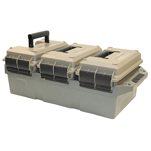 MTM Case-Gard 3-Can Ammo Crate, 50Cal - AC3C MTM Case-Gard 3-Can Ammo Crate, 50Cal - AC3C