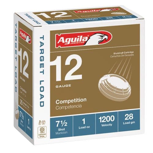 Aguila 1CHB1304 Target Load 12 Gauge 2.75" 1 oz 7.5 Shot 25 Bx/ 10 Cs Aguila 1CHB1304 Target Load 12 Gauge 2.75" 1 oz 7.5 Shot 25 Bx/ 10 Cs