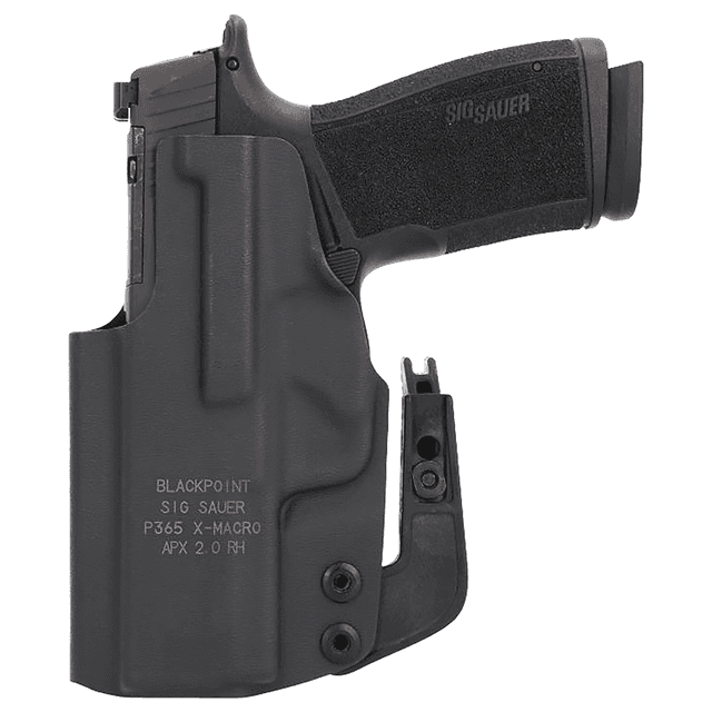 Sig Sauer 8901258 Tactical IWB Black Fits Sig P365-XMACRO Belt Clip Right Hand Sig Sauer 8901258 Tactical IWB Black Fits Sig P365-XMACRO Belt Clip Right Hand