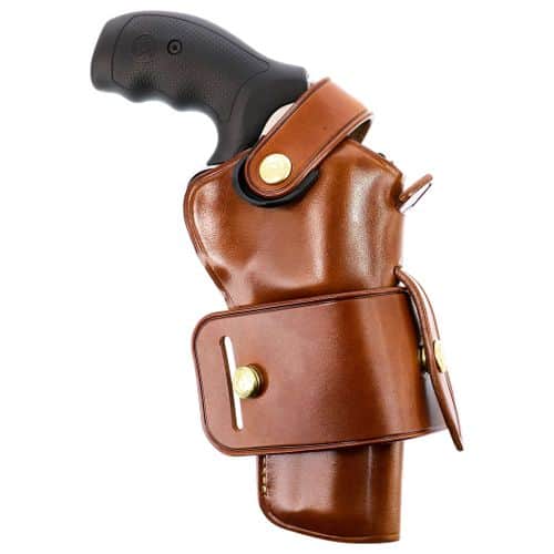 Galco WG2104 Wheelgunner 2.0 OWB Tan Leather Belt Slide Fits S&W L Frame/Ruger Security-Six/4" Barrel Ambidextrous Galco WG2104 Wheelgunner 2.0 OWB Tan Leather Belt Slide Fits S&W L Frame/Ruger Security-Six/4" Barrel Ambidextrous