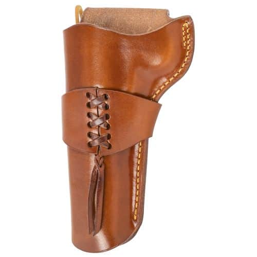 Galco WWR321 Wrangler OWB Tan Leather Belt Loop Fits Ruger Wrangler Left Hand Galco WWR321 Wrangler OWB Tan Leather Belt Loop Fits Ruger Wrangler Left Hand