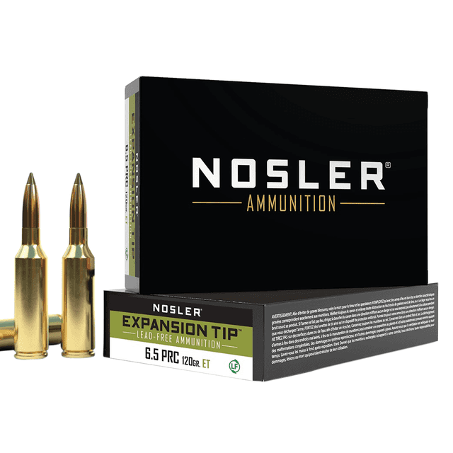 Nosler 40688 E-Tip 6.5 PRC 120 gr Spitzer E Tip Lead Free 20 Per Box Nosler 40688 E-Tip 6.5 PRC 120 gr Spitzer E Tip Lead Free 20 Per Box