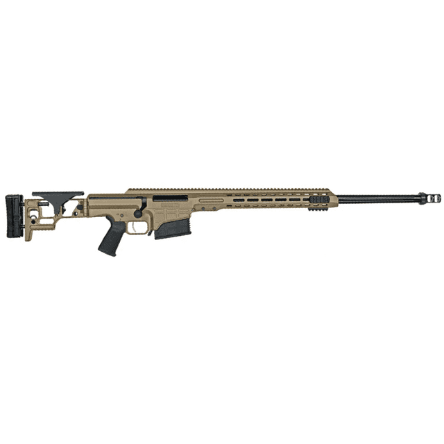Barrett MRAD .300 Norma Magnum 26" Fluted FDE Rifle with Folding Stock Barrett MRAD .300 Norma Magnum 26" Fluted FDE Rifle with Folding Stock