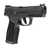 Sig Sauer P322 .22LR Pistol with Fiber Optic Sights right angle view Sig Sauer P322 .22LR Pistol with Fiber Optic Sights right angle view