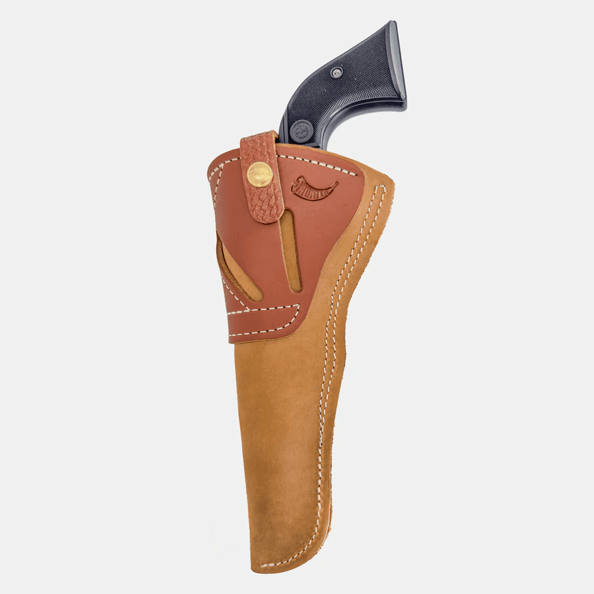 Hunter Company 26006 Range Ride OWB Size 6 Chestnut Tan Leather Belt Slide Fits SA Revolver Fits 6-7" Barrel Ambidextrous Hunter Company 26006 Range Ride OWB Size 6 Chestnut Tan Leather Belt Slide Fits SA Revolver Fits 6-7" Barrel Ambidextrous