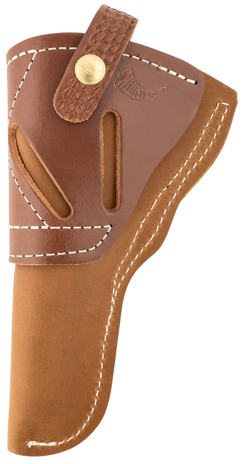 Hunter Company 2600-4 Range Ride OWB Size 4 Chestnut Tan Leather Belt Slide Fits SA Revolver 4.50-5" Barrel Ambidextrous Hunter Company 2600-4 Range Ride OWB Size 4 Chestnut Tan Leather Belt Slide Fits SA Revolver 4.50-5" Barrel Ambidextrous
