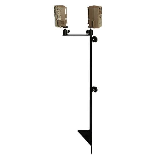 Muddy MUDMTCATCS03 Dual Game Camera Mount 19"-41" High Black Steel Muddy MUDMTCATCS03 Dual Game Camera Mount 19"-41" High Black Steel