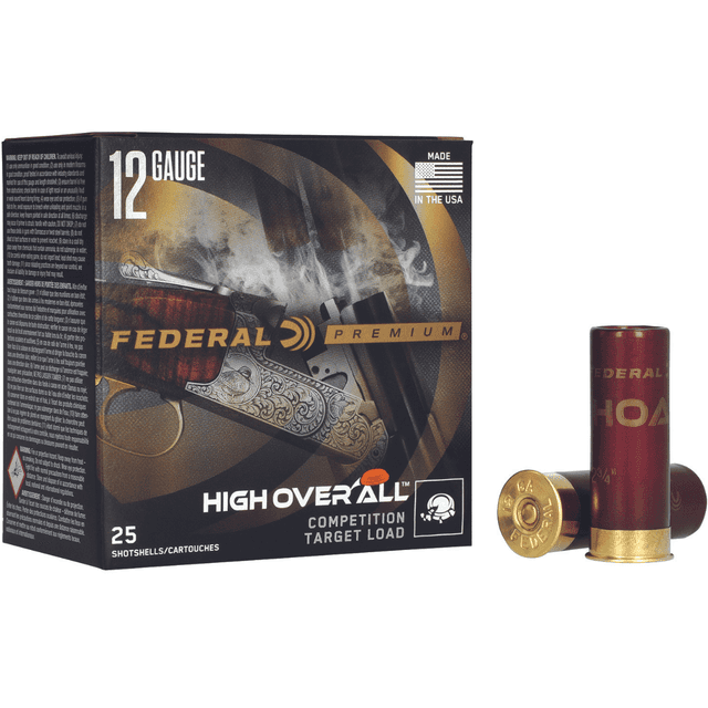Federal High Over All Premium 12 Gauge 1 oz, 25 Per Box - HOA12L175 Federal High Over All Premium 12 Gauge 1 oz, 25 Per Box - HOA12L175