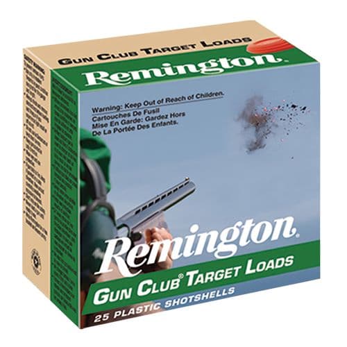 Remington Ammunition 20243 Gun Club 12 Gauge 2.75" 1 1/8 oz 1100 fps 8 Shot 25 Bx/10 Cs Remington Ammunition 20243 Gun Club 12 Gauge 2.75" 1 1/8 oz 1100 fps 8 Shot 25 Bx/10 Cs