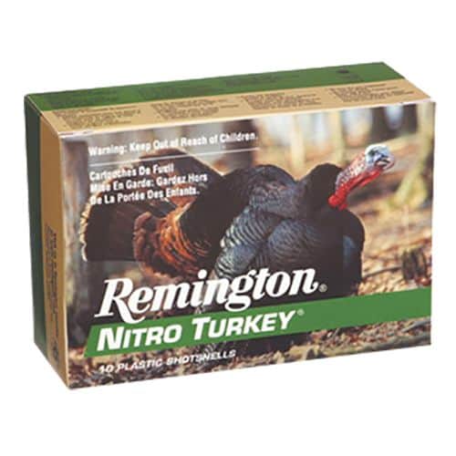 Remington Ammunition 26697 Nitro Turkey 12 Gauge 3" 1 7/8 oz 1210 fps 6 Shot 10 Bx/10 Cs Remington Ammunition 26697 Nitro Turkey 12 Gauge 3" 1 7/8 oz 1210 fps 6 Shot 10 Bx/10 Cs