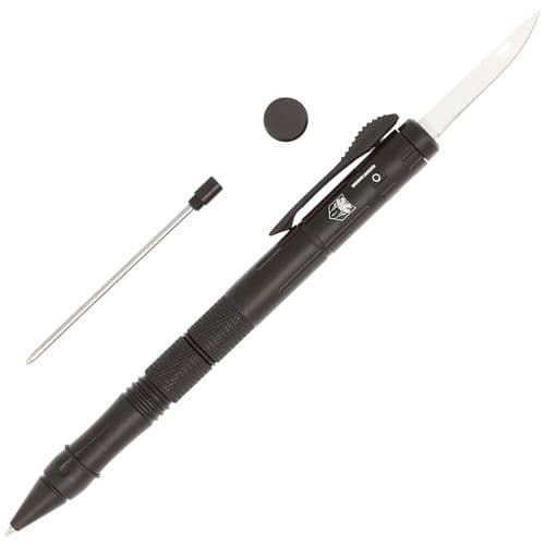 CobraTec Knives BLKOTFPDNS Tactical Pen 1.75" OTF Drop Point Plain Stainless Steel Blade Purple Aluminum Handle CobraTec Knives BLKOTFPDNS Tactical Pen 1.75" OTF Drop Point Plain Stainless Steel Blade Purple Aluminum Handle