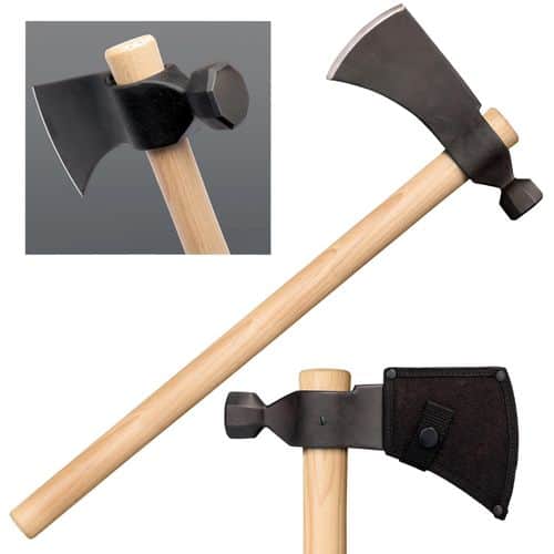 Cold Steel CS90RH Rifleman's Hawk 3.50" Blade 1055 Carbon Steel Blade American Hickory Handle 22" Long Tomahawk Cold Steel CS90RH Rifleman's Hawk 3.50" Blade 1055 Carbon Steel Blade American Hickory Handle 22" Long Tomahawk