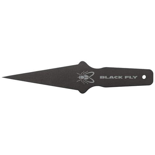 Cold Steel CS80STMA Black Fly Thrower Fixed Plain Black 1055 Carbon Steel Blade/Handle Cold Steel CS80STMA Black Fly Thrower Fixed Plain Black 1055 Carbon Steel Blade/Handle