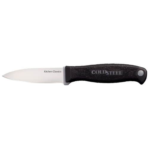 Cold Steel CS59KSPZ Kitchen Classics Paring 3" Fixed Plain Cryo 4116 SS Blade/4" Black Kray-Ex Handle Cold Steel CS59KSPZ Kitchen Classics Paring 3" Fixed Plain Cryo 4116 SS Blade/4" Black Kray-Ex Handle