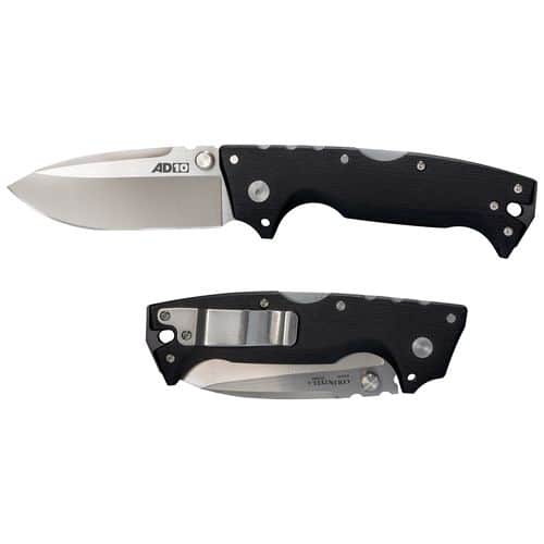 Cold Steel CS28DD AD-10 4" Folding Drop Point Plain S35VN SS Blade/Black G10 Handle Includes Pocket Clip Cold Steel CS28DD AD-10 4" Folding Drop Point Plain S35VN SS Blade/Black G10 Handle Includes Pocket Clip